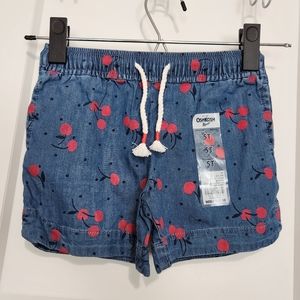 NWT Osh kosh chambray shorts
